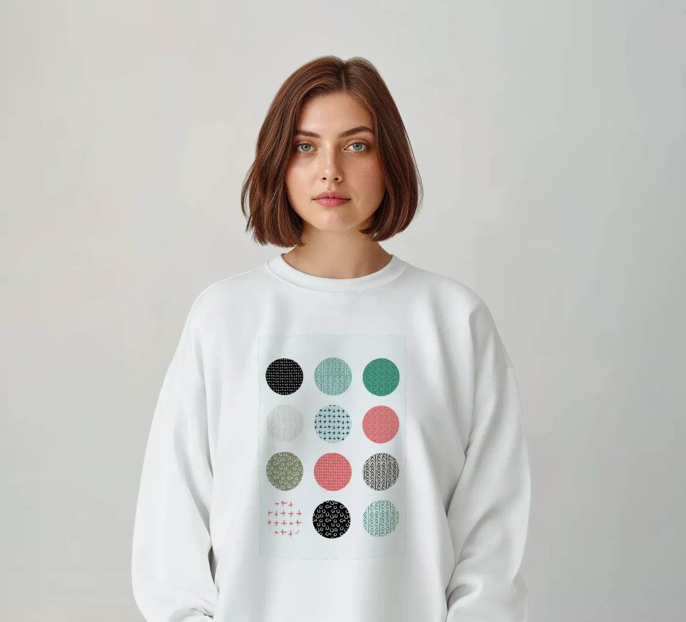 Patterned dots sweatshirt by Maria Kritzas