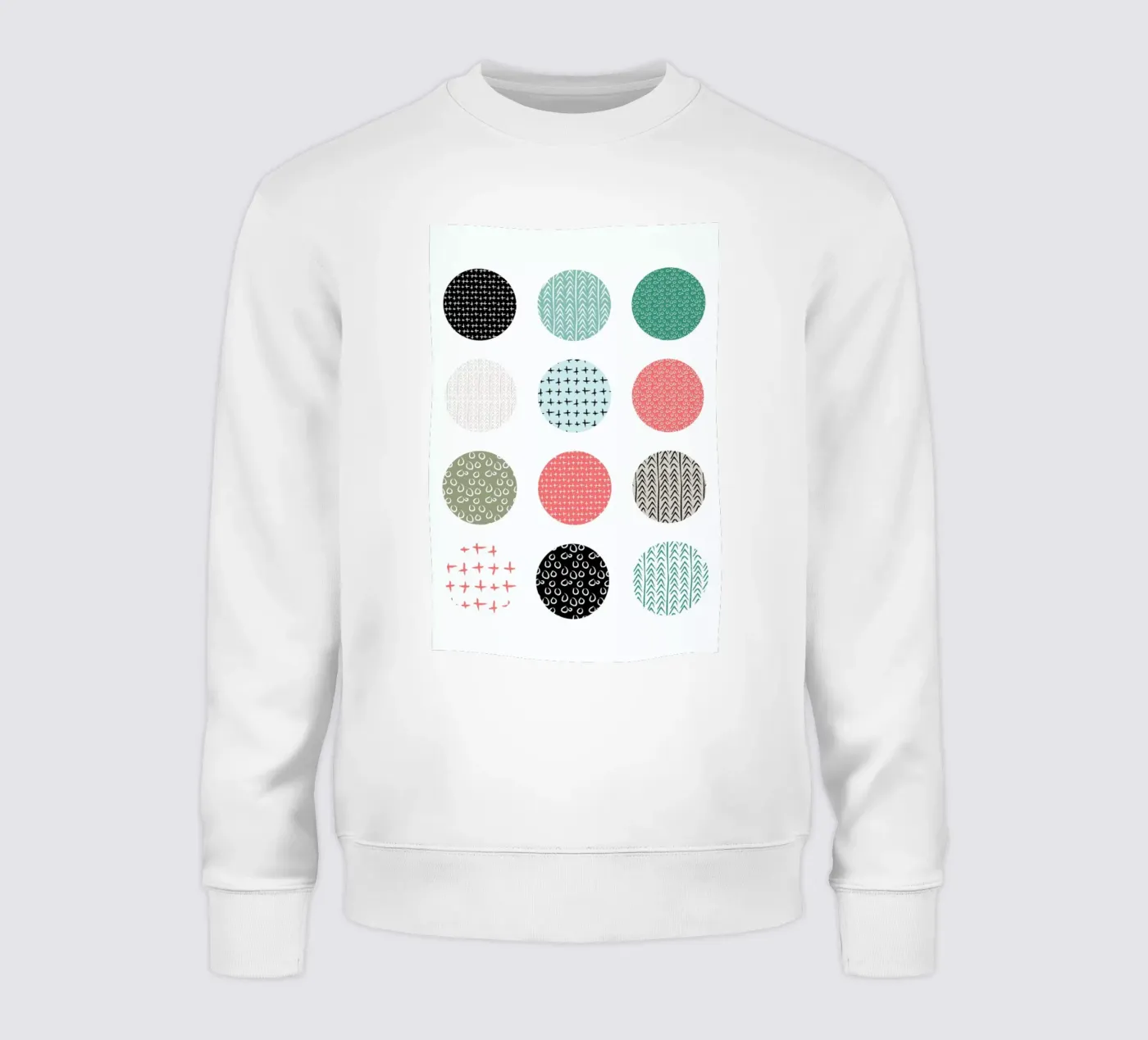 Patterned dots sweatshirt by Maria Kritzas