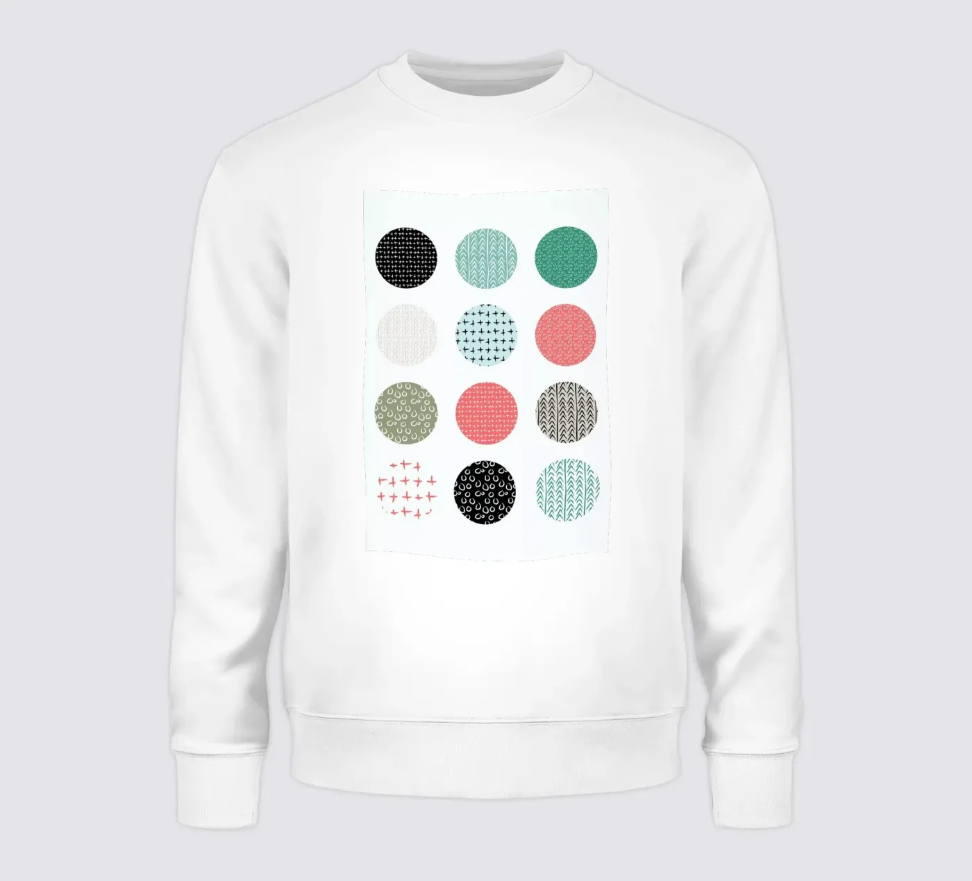 Patterned dots sweatshirt by Maria Kritzas