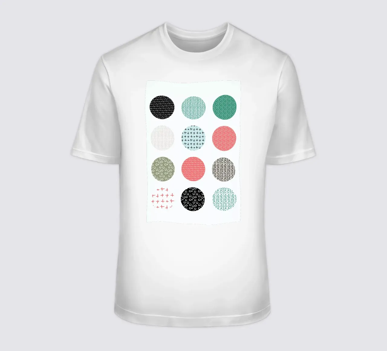 Patterned dots t-shirt da Maria Kritzas