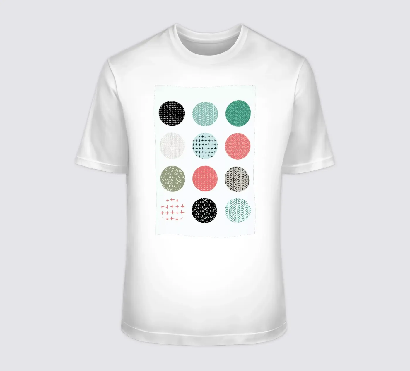 Patterned dots t-shirt by Maria Kritzas
