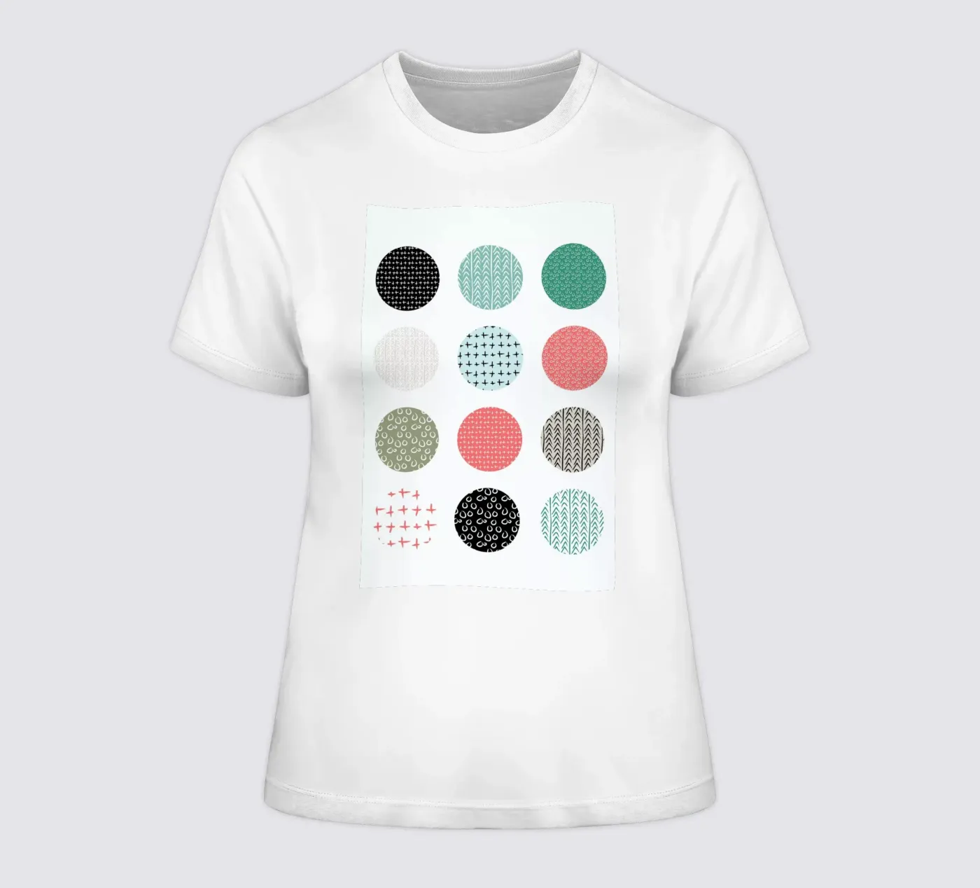 Patterned dots t-shirt da donna da Maria Kritzas