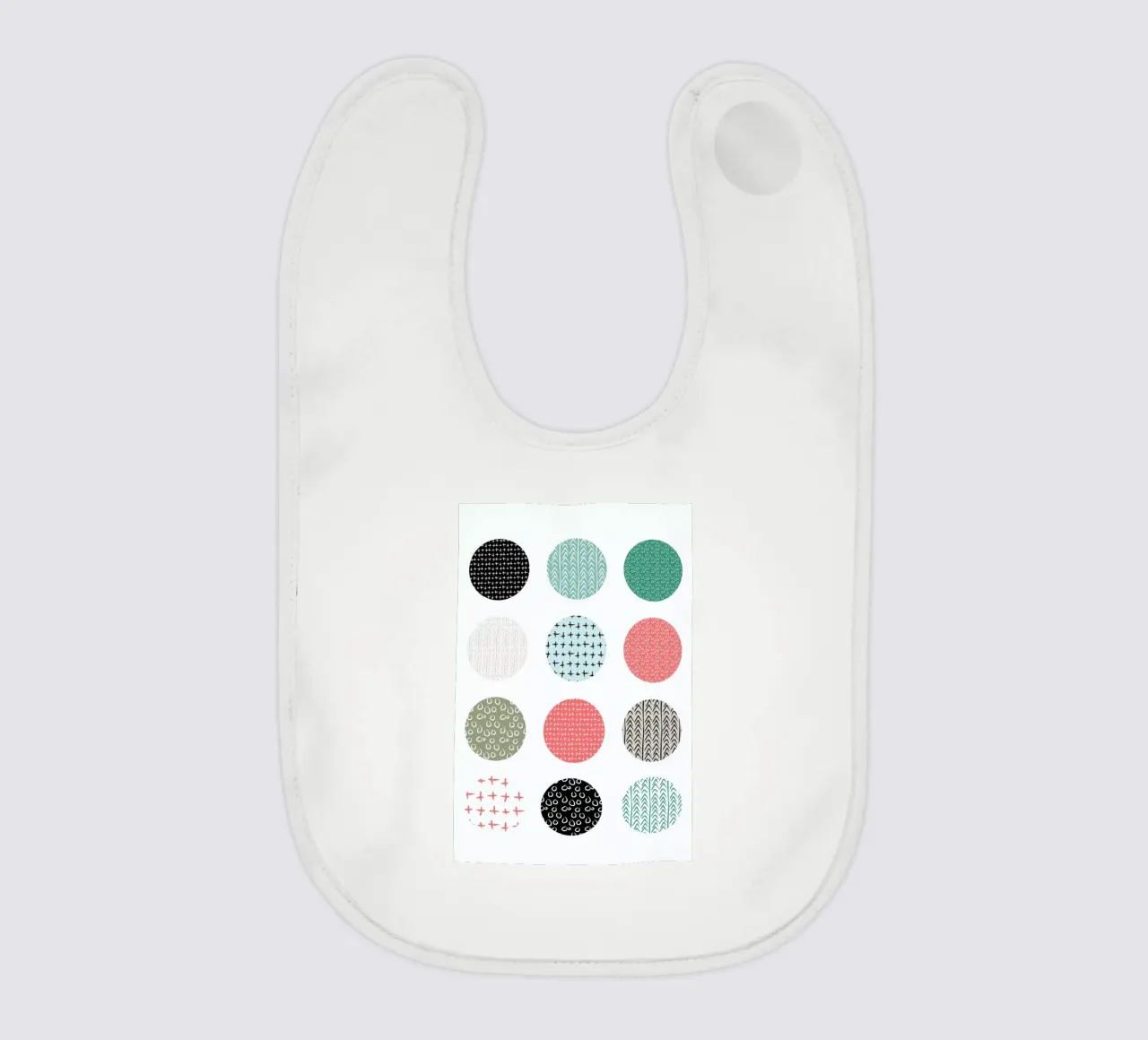 Patterned dots Babylätzchen von Maria Kritzas