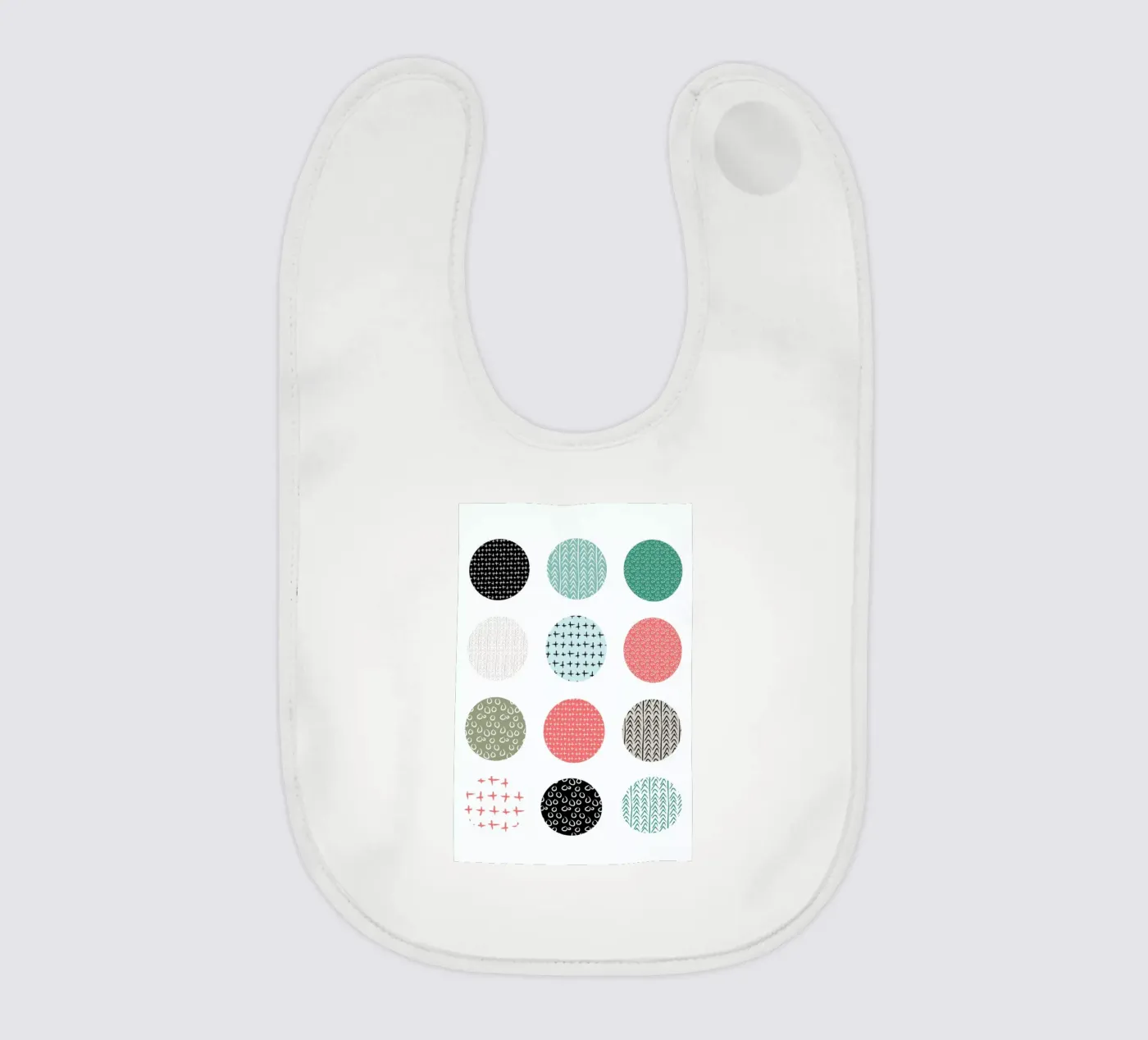 Patterned dots Babylätzchen von Maria Kritzas