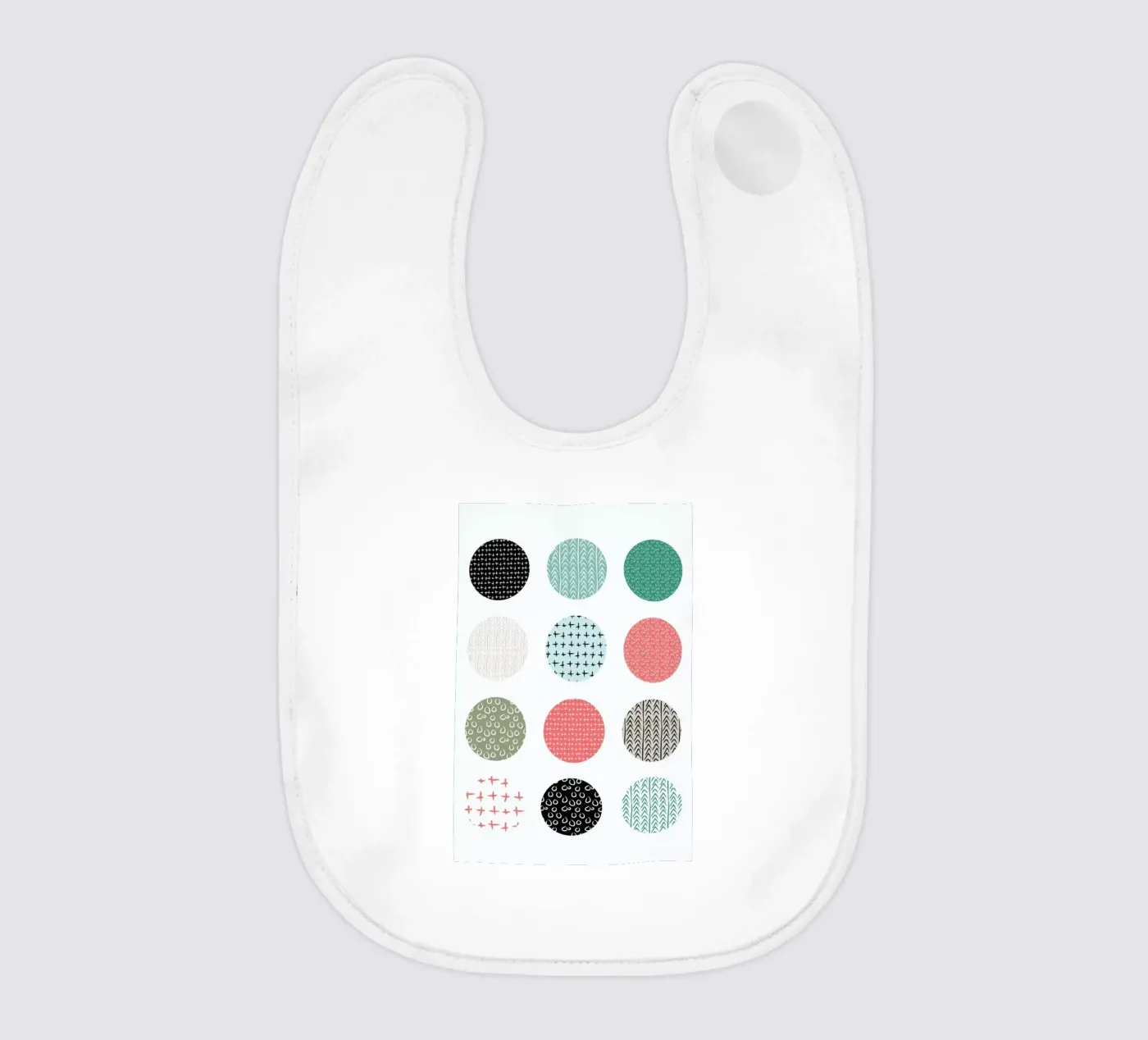 Patterned dots Babylätzchen von Maria Kritzas