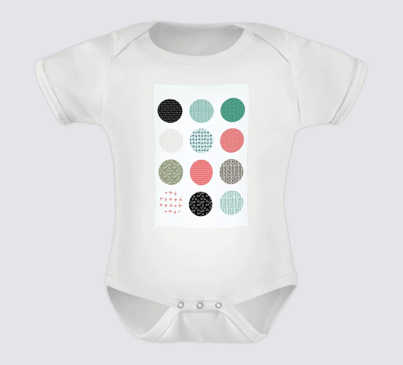 Patterned dots body bébé de Maria Kritzas