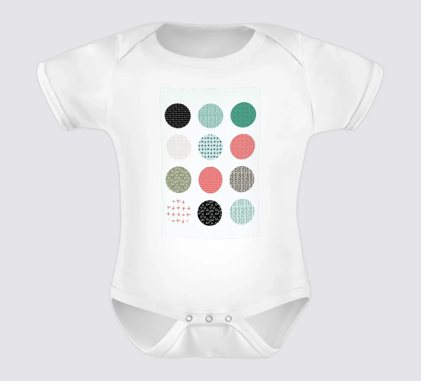 Patterned dots body bébé de Maria Kritzas