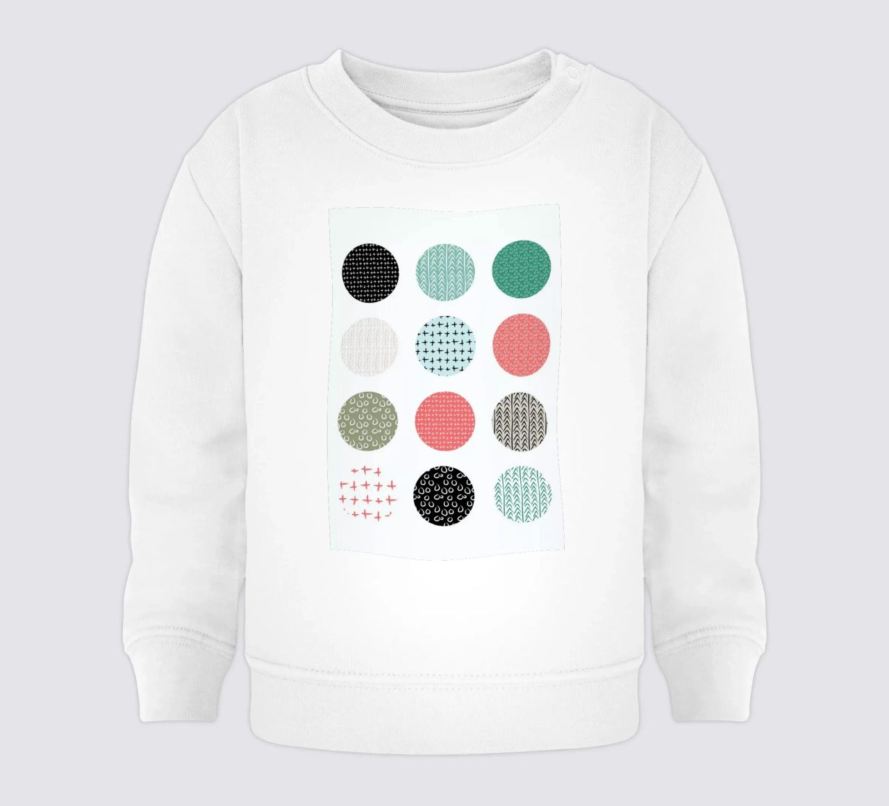Patterned dots felpa neonato da Maria Kritzas