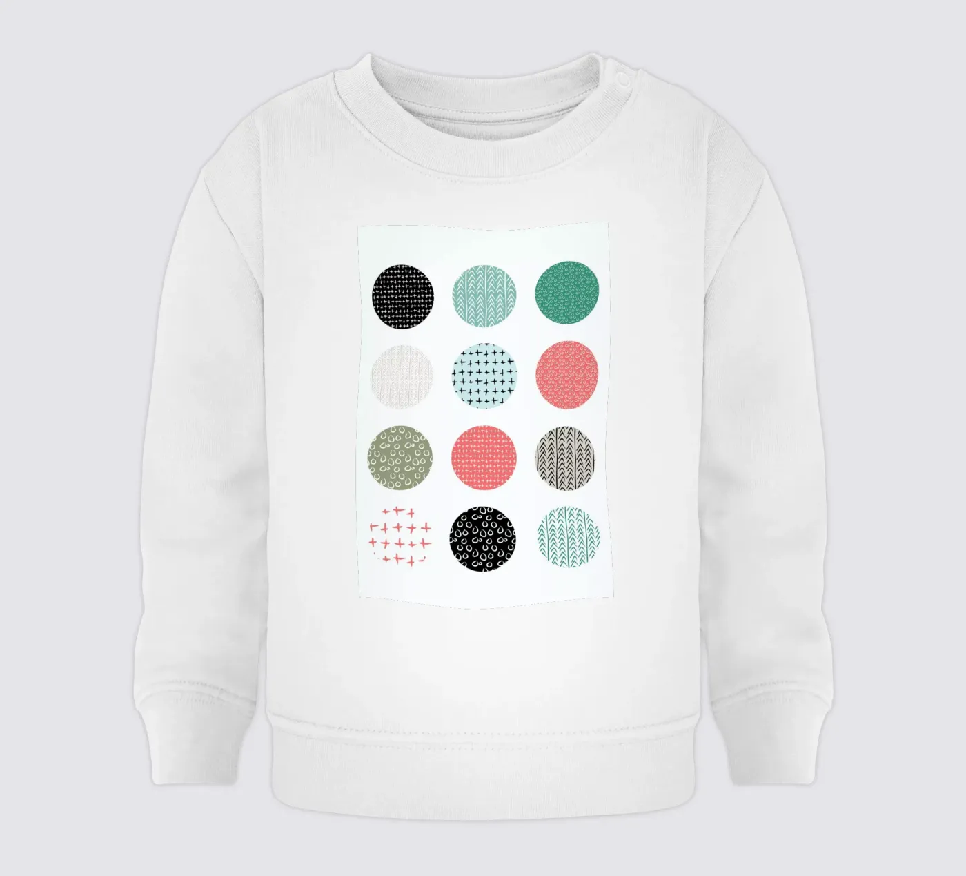 Patterned dots sweat pour bébé de Maria Kritzas