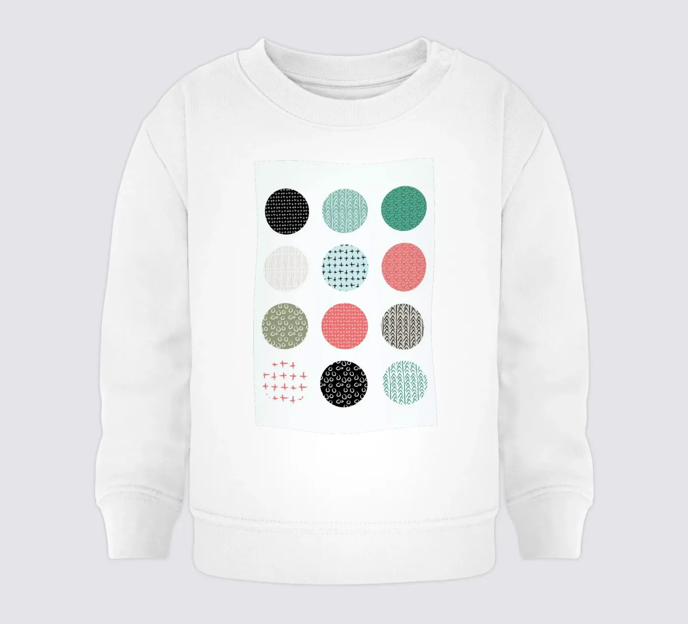 Patterned dots sweat pour bébé de Maria Kritzas