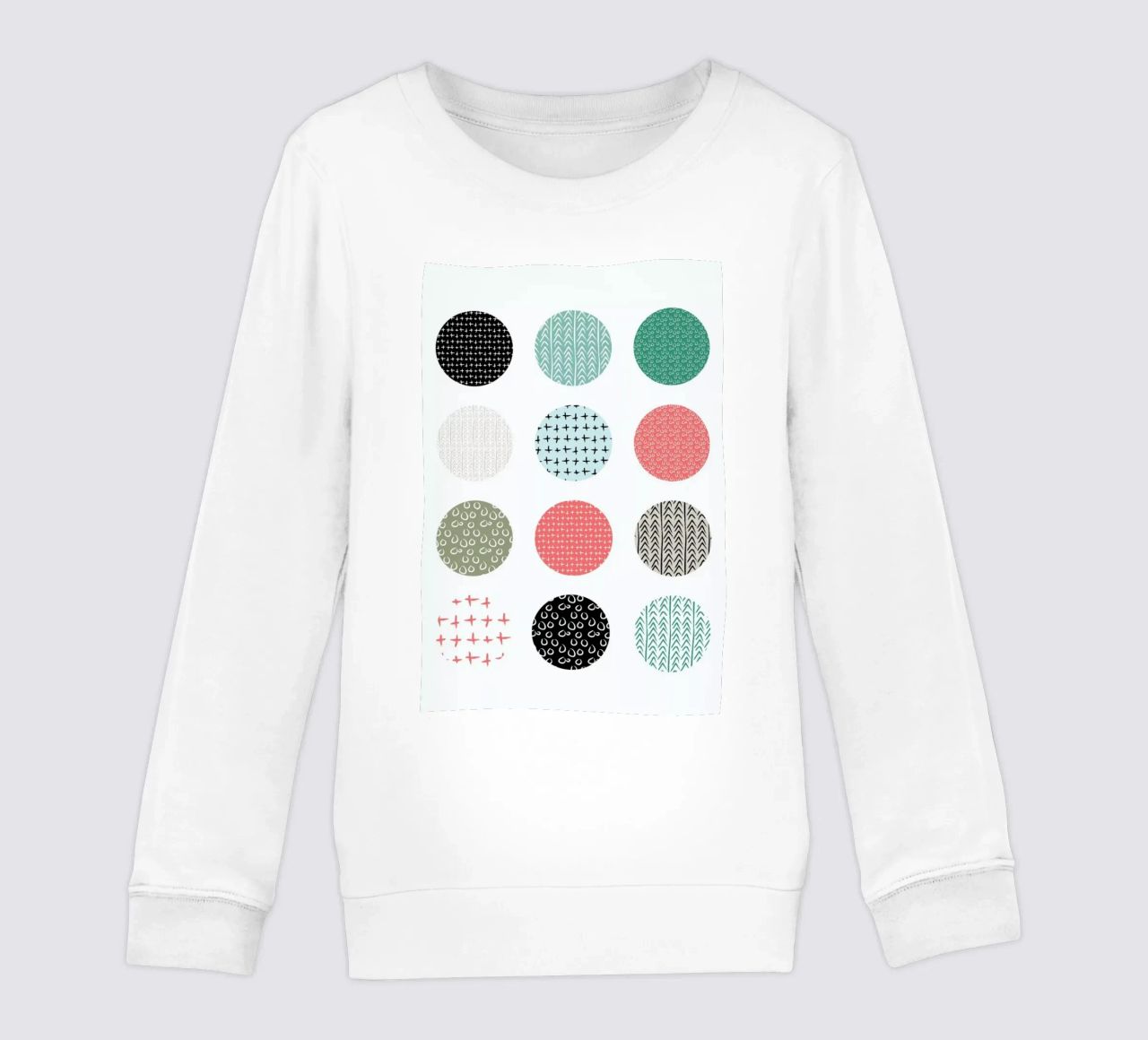 Patterned dots felpa bambino da Maria Kritzas