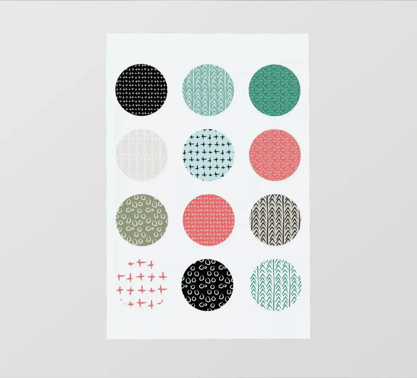 Patterned dots PVC Plane von Maria Kritzas