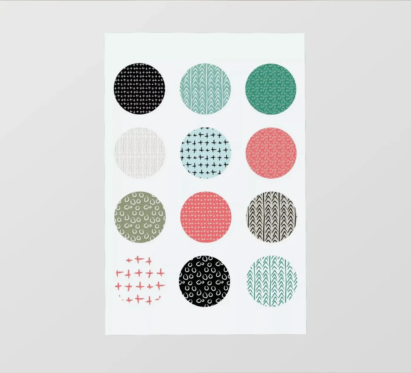 Patterned dots pvc cover by Maria Kritzas