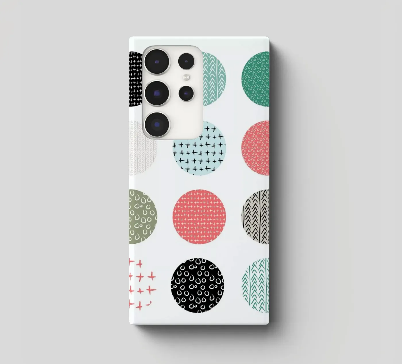 Patterned dots samsung phone case by Maria Kritzas