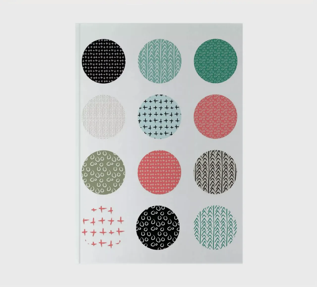 Patterned dots notebook by Maria Kritzas