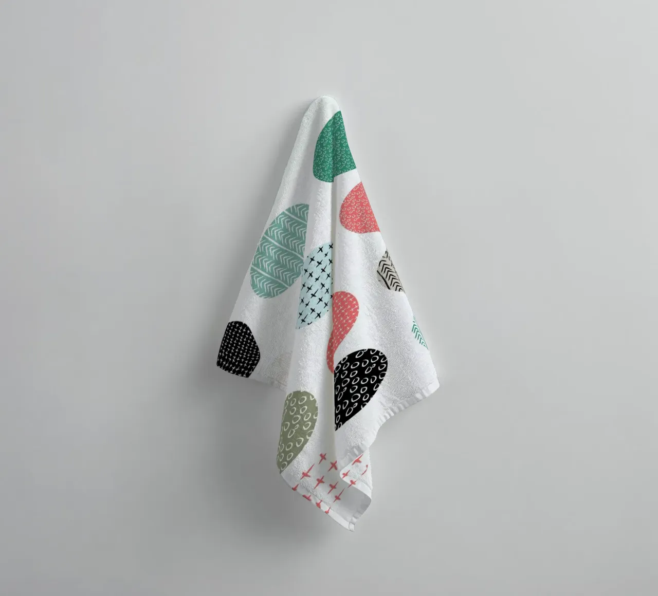 Patterned dots asciugamano da bagno da Maria Kritzas