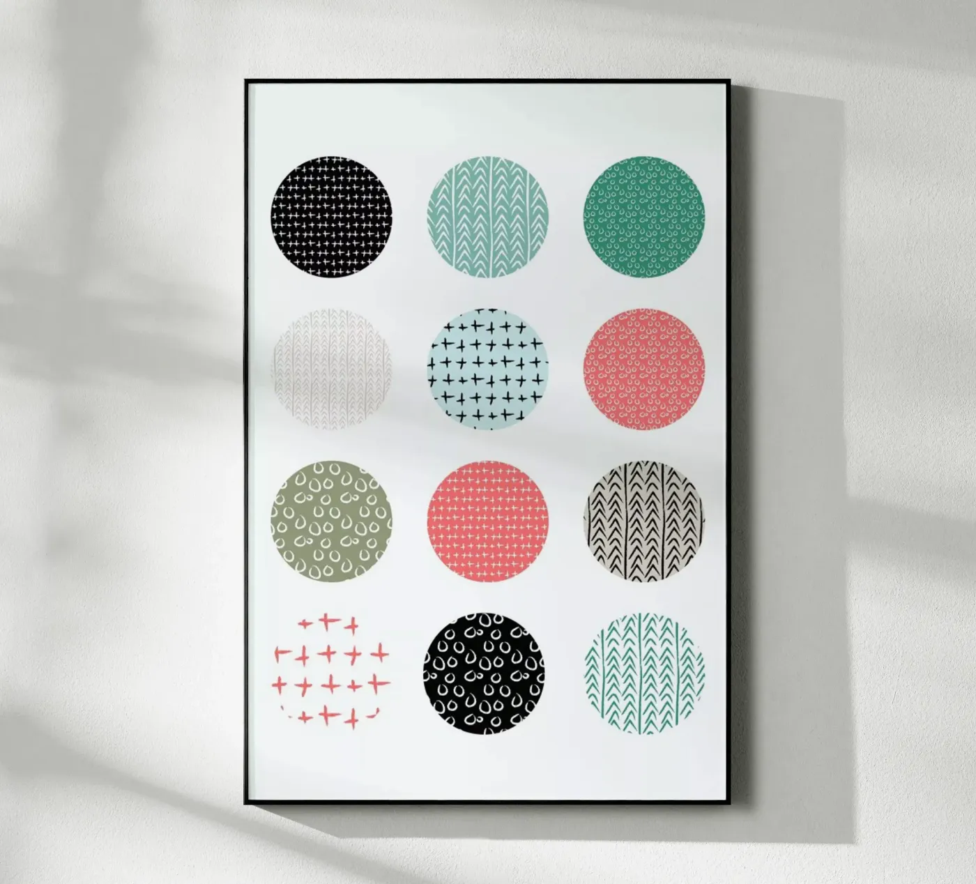 Patterned dots Acryl-Glas von Maria Kritzas