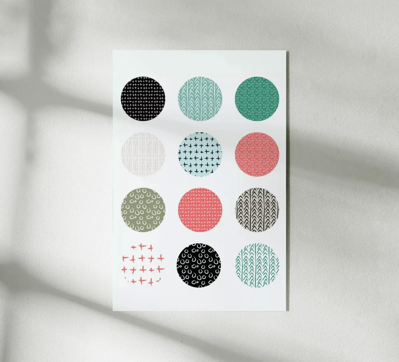 Patterned dots acryl van Maria Kritzas