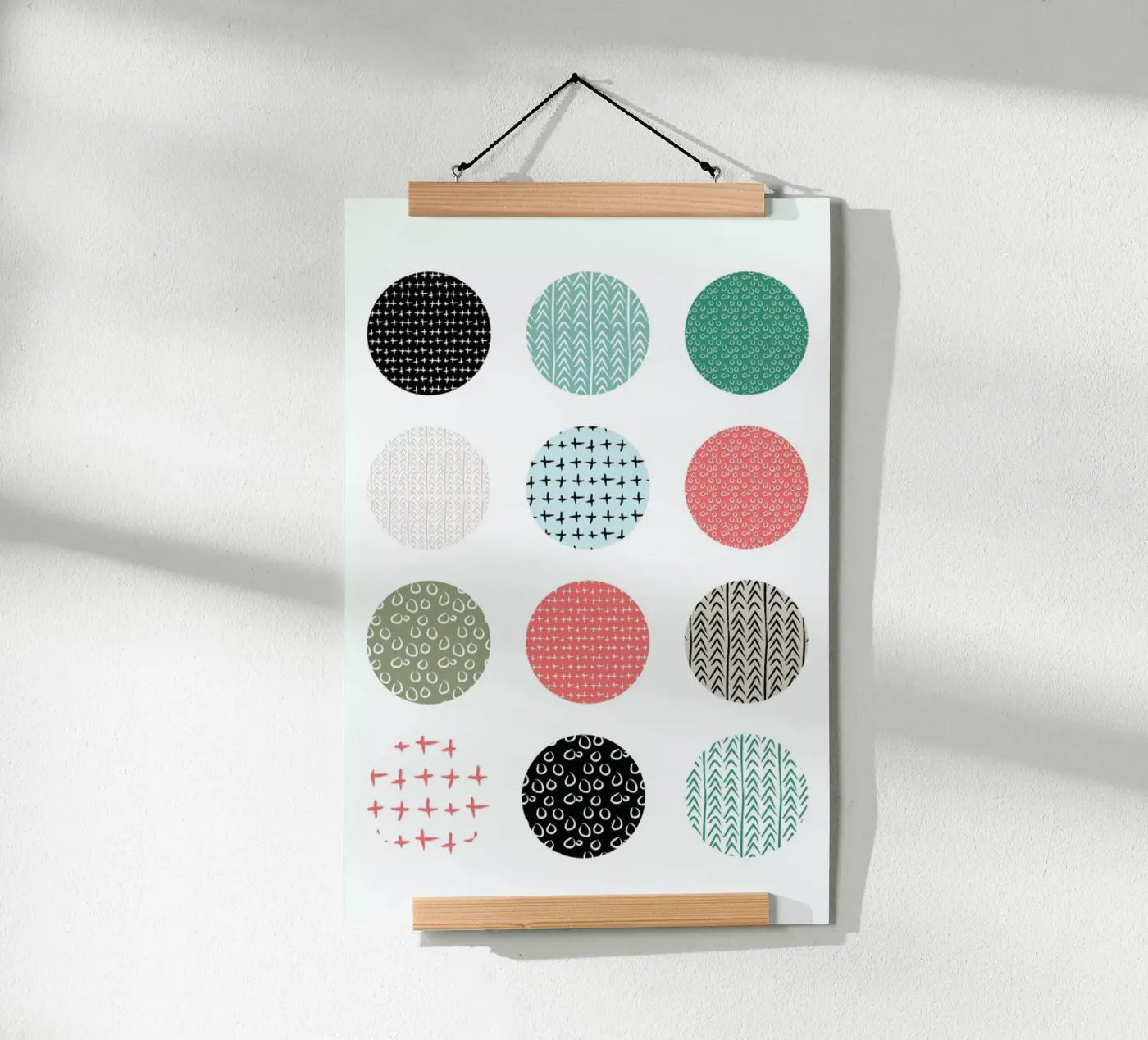 Patterned dots poster da Maria Kritzas