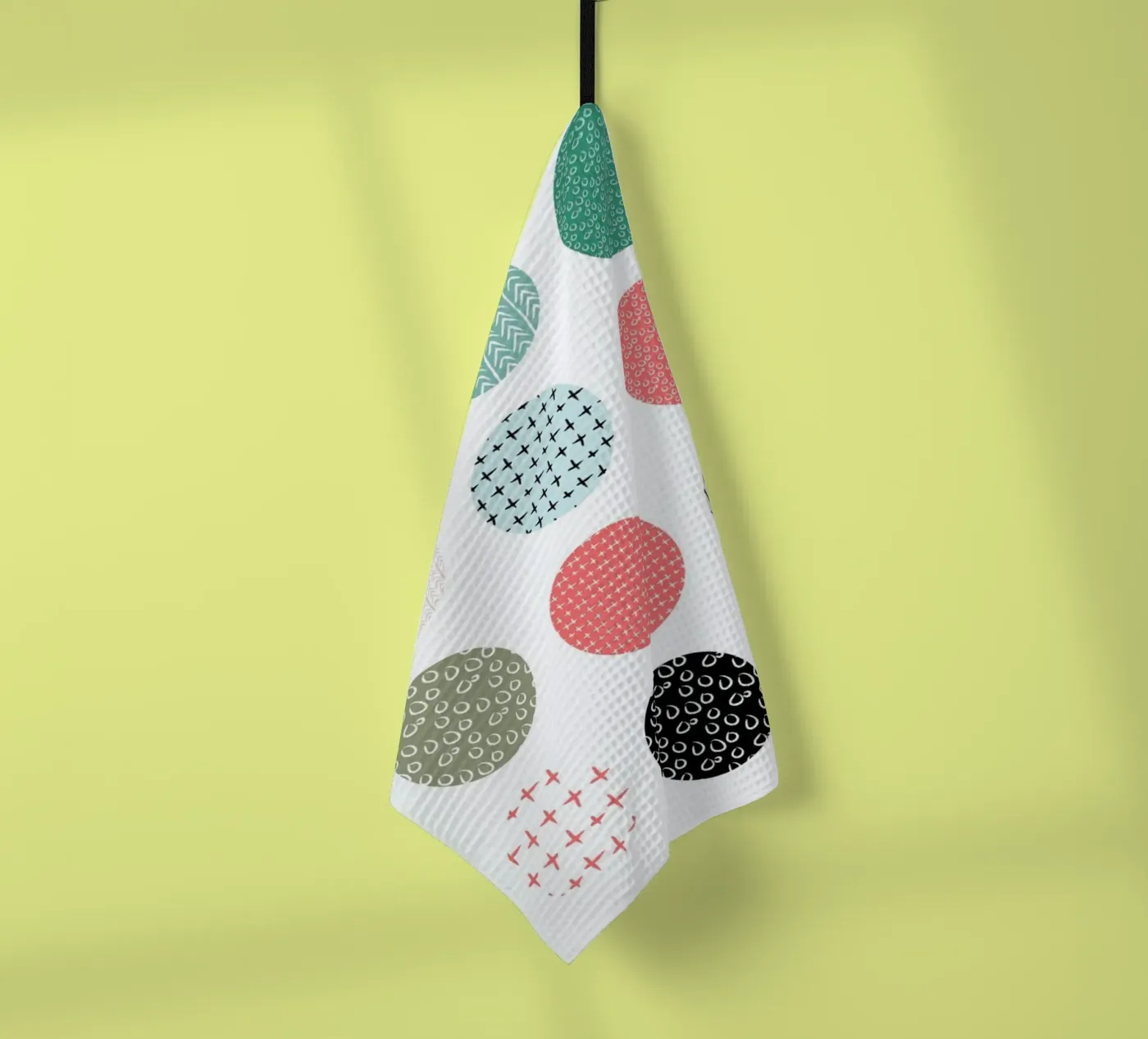 Patterned dots canovaccio da cucina da Maria Kritzas