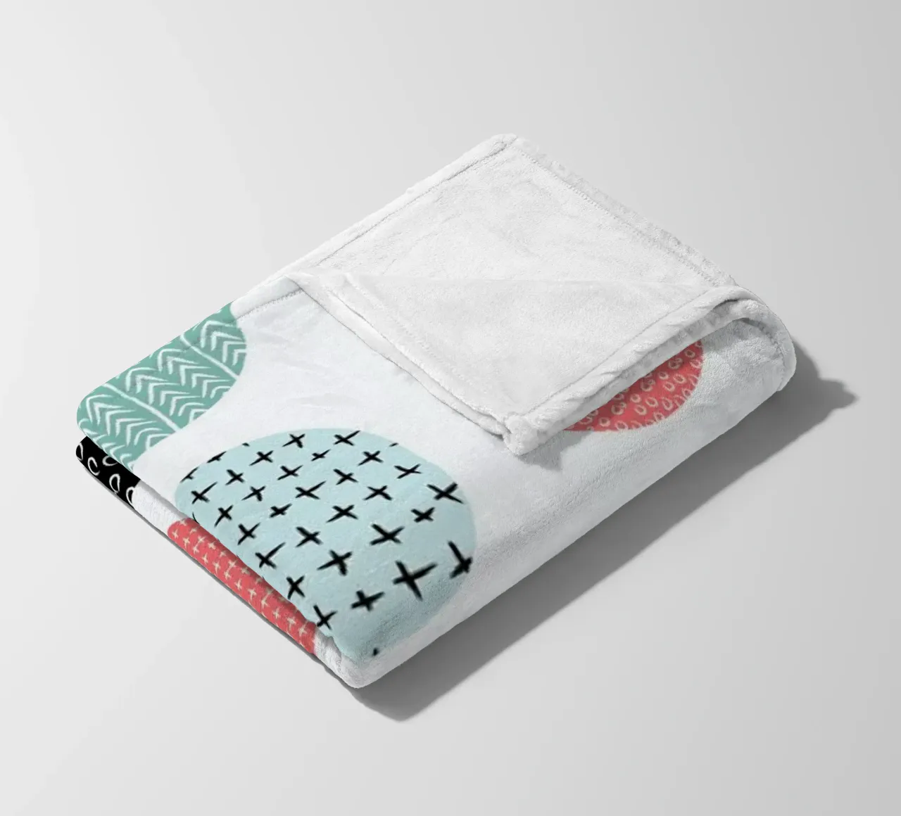 Patterned dots coperta in pile da Maria Kritzas