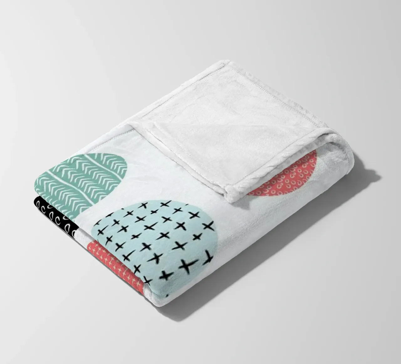 Patterned dots coperta in pile da Maria Kritzas