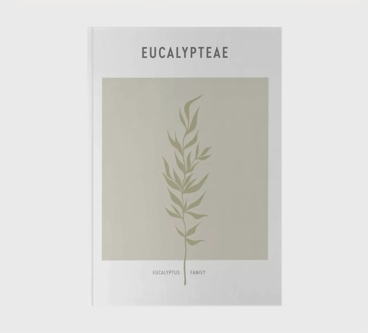 Boho Leaves 2 Eucalypteae Notizbuch von Boho Print Collection