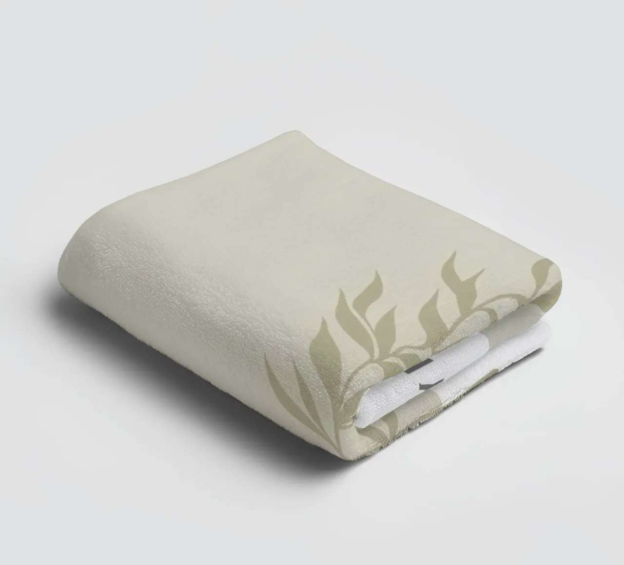 Boho Leaves 2 Eucalypteae toalla de baño de Boho Print Collection