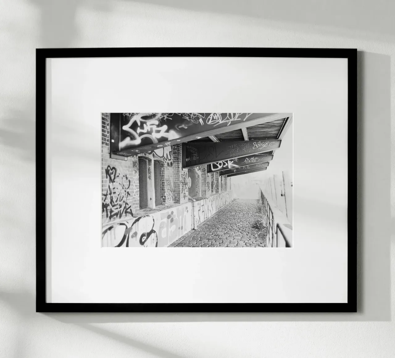 Urban Walls – Hamburg Edition poster con telaio in plastica da DigiWunderwerk