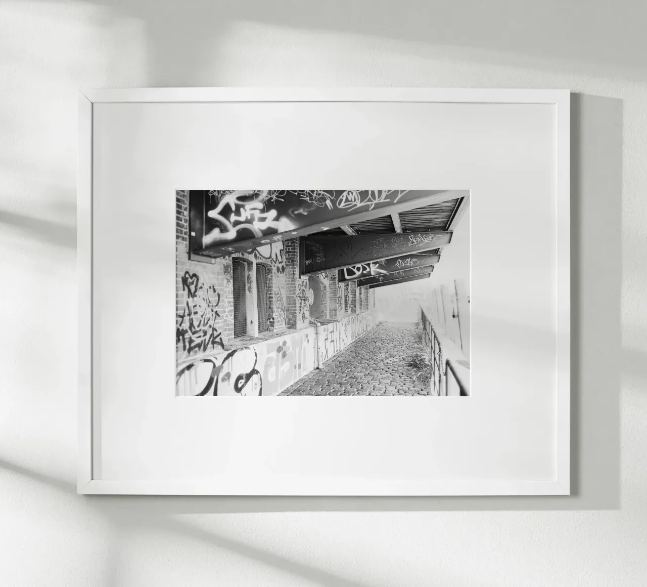 Urban Walls – Hamburg Edition poster con telaio in plastica da DigiWunderwerk