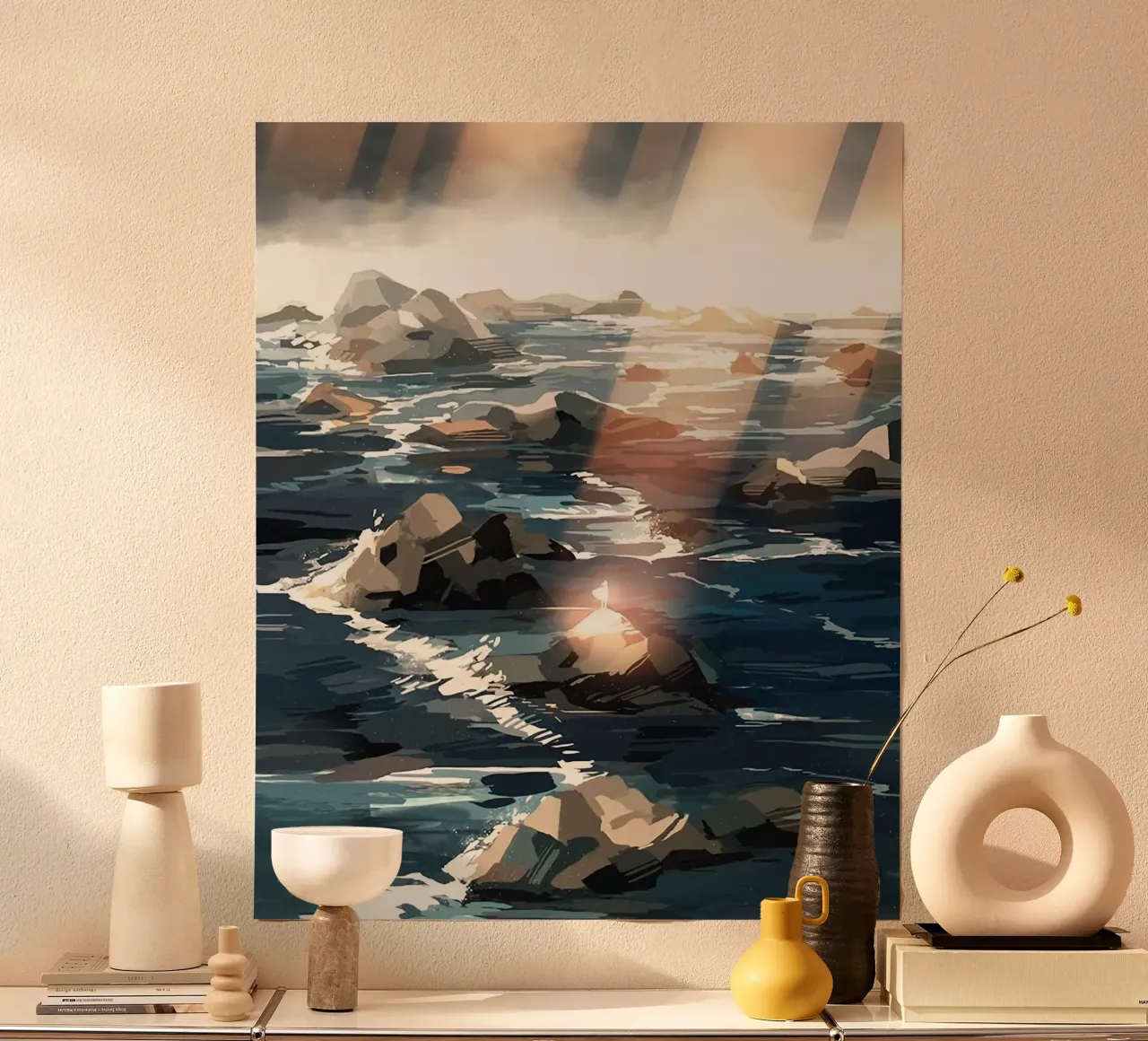 sun to the rock poster da firmana