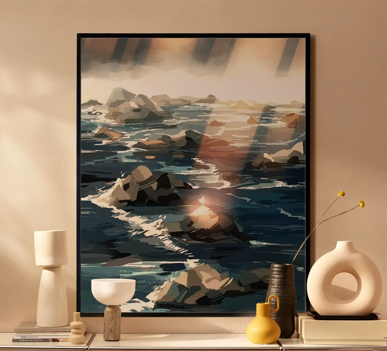 sun to the rock poster da firmana
