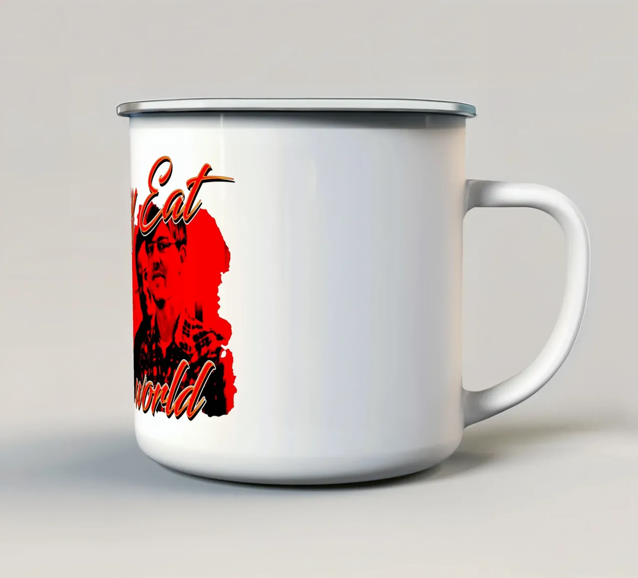stile grunge Jimmy eat world tazza in smalto da igoshdesigns
