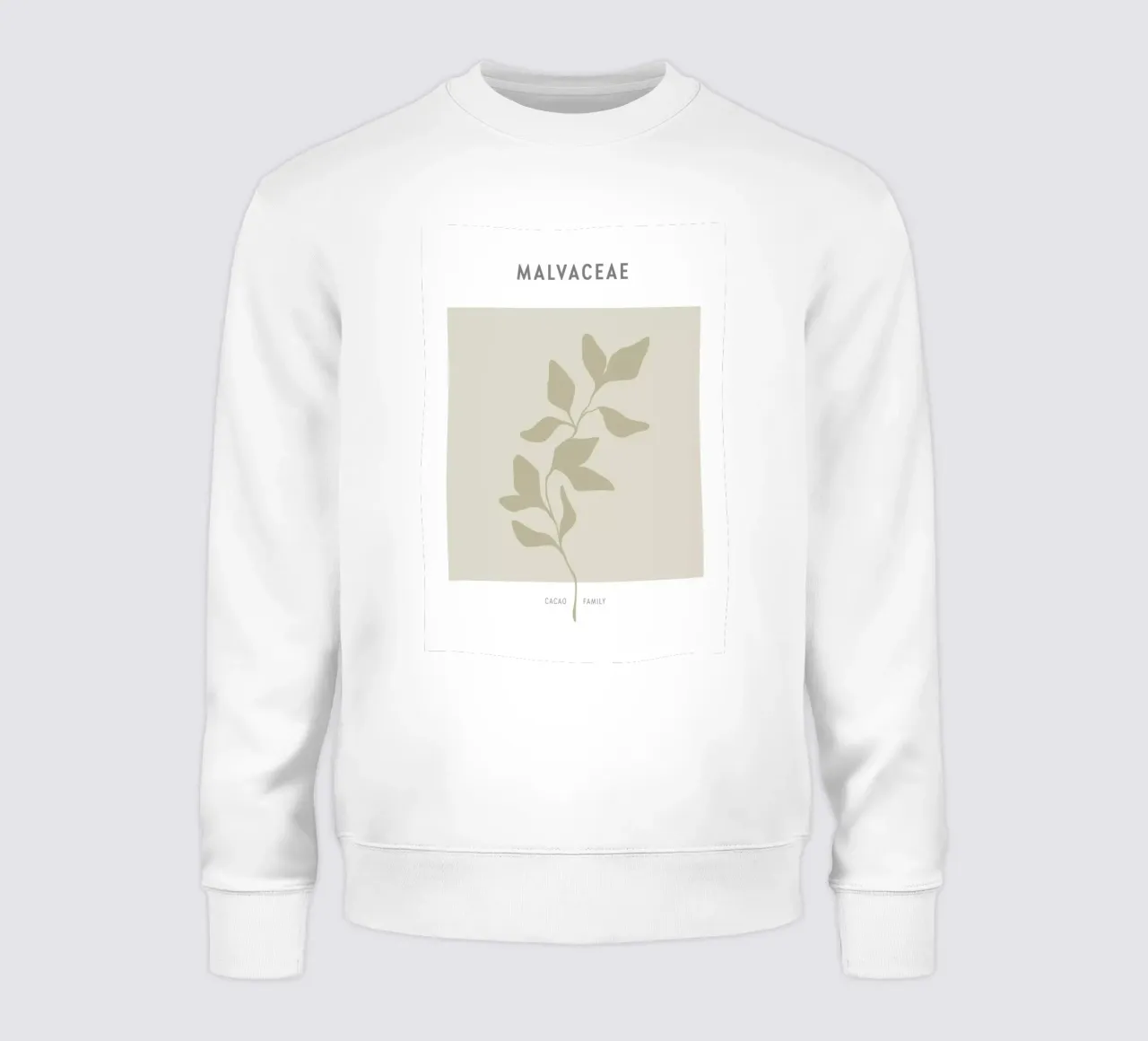 Boho Leaves 2 Malvaceae felpa da Boho Print Collection
