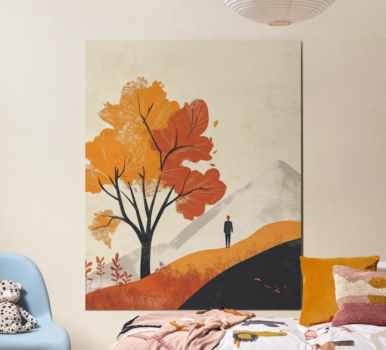 viewing the mountain poster da firmana