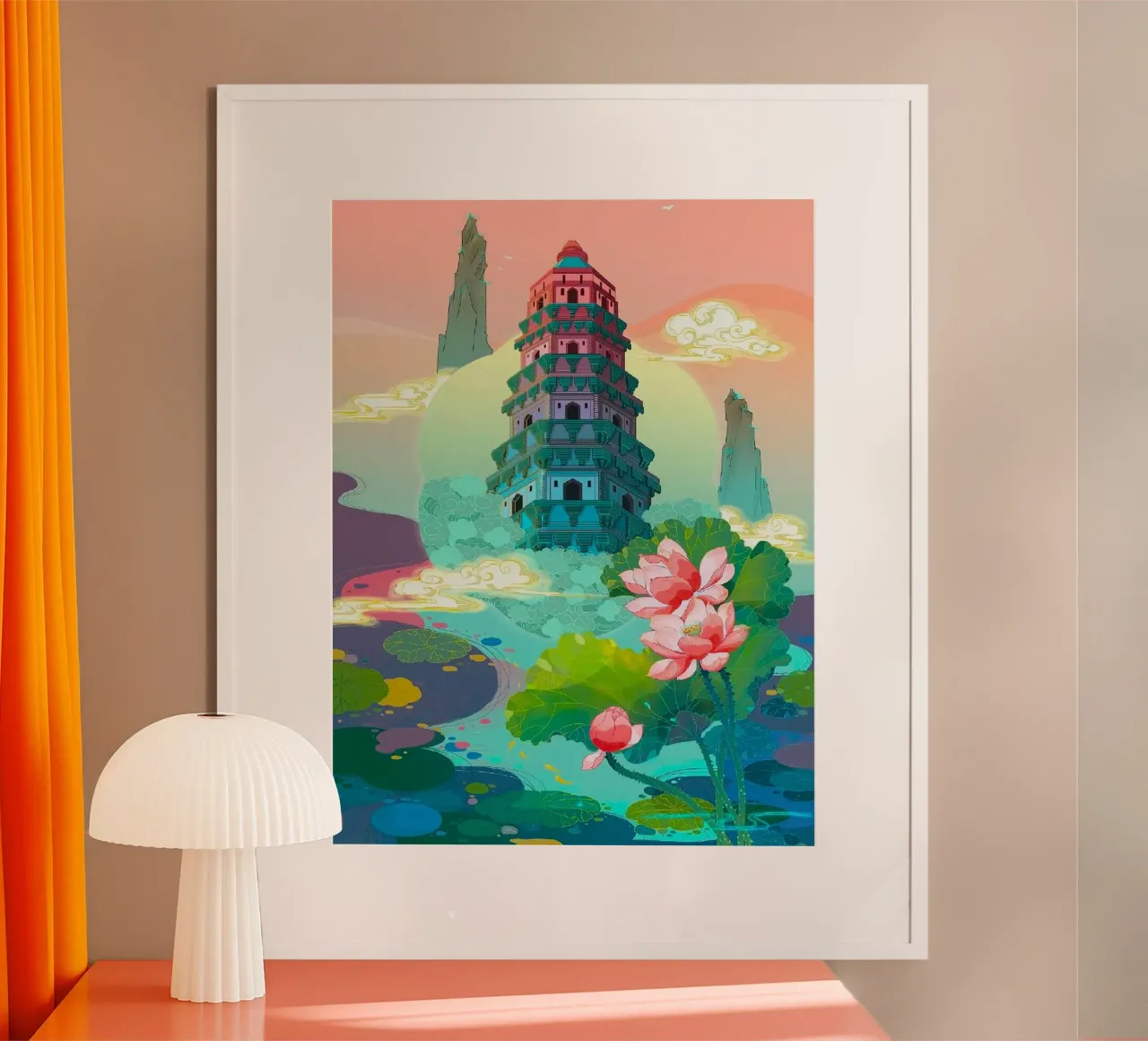 temple on large poster da firmana