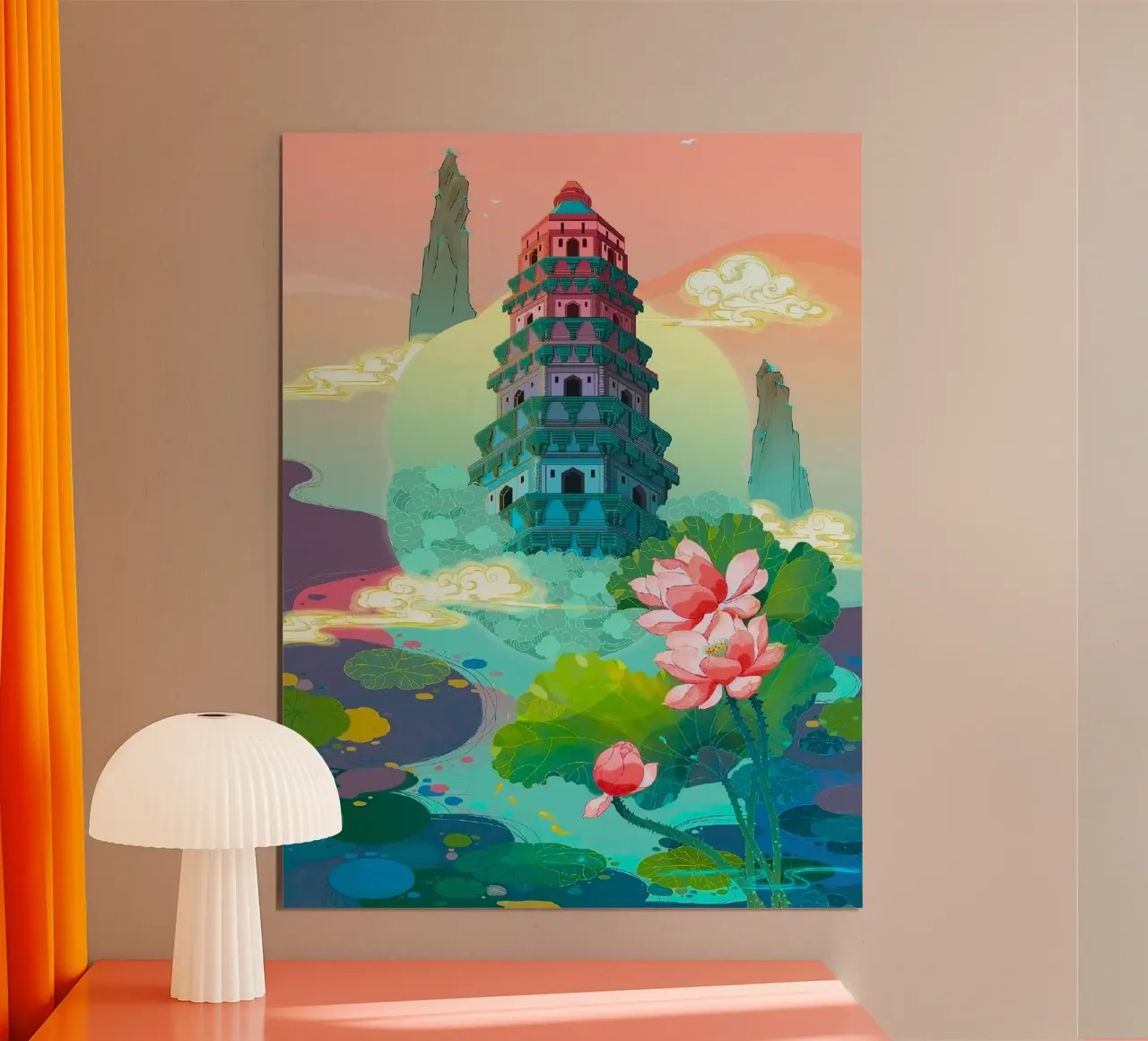 temple on large poster da firmana