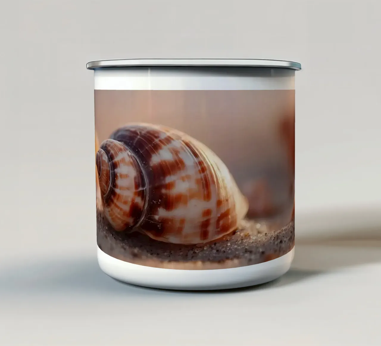 Summer Beach No 02 tazza in smalto da treechild