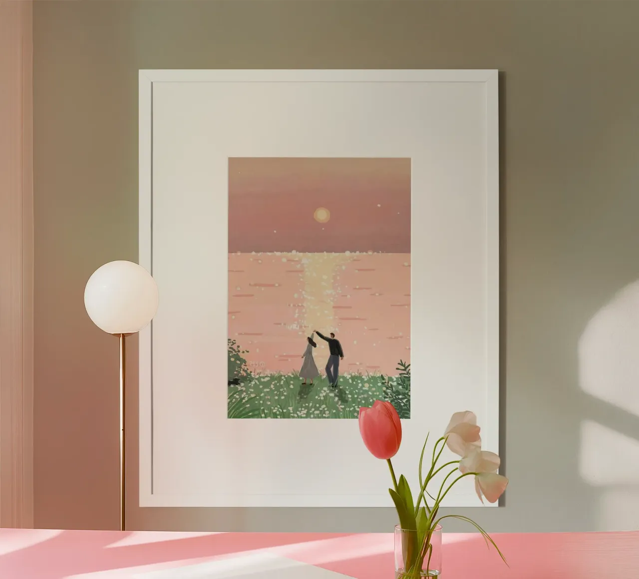 dancing in the sunset poster da firmana