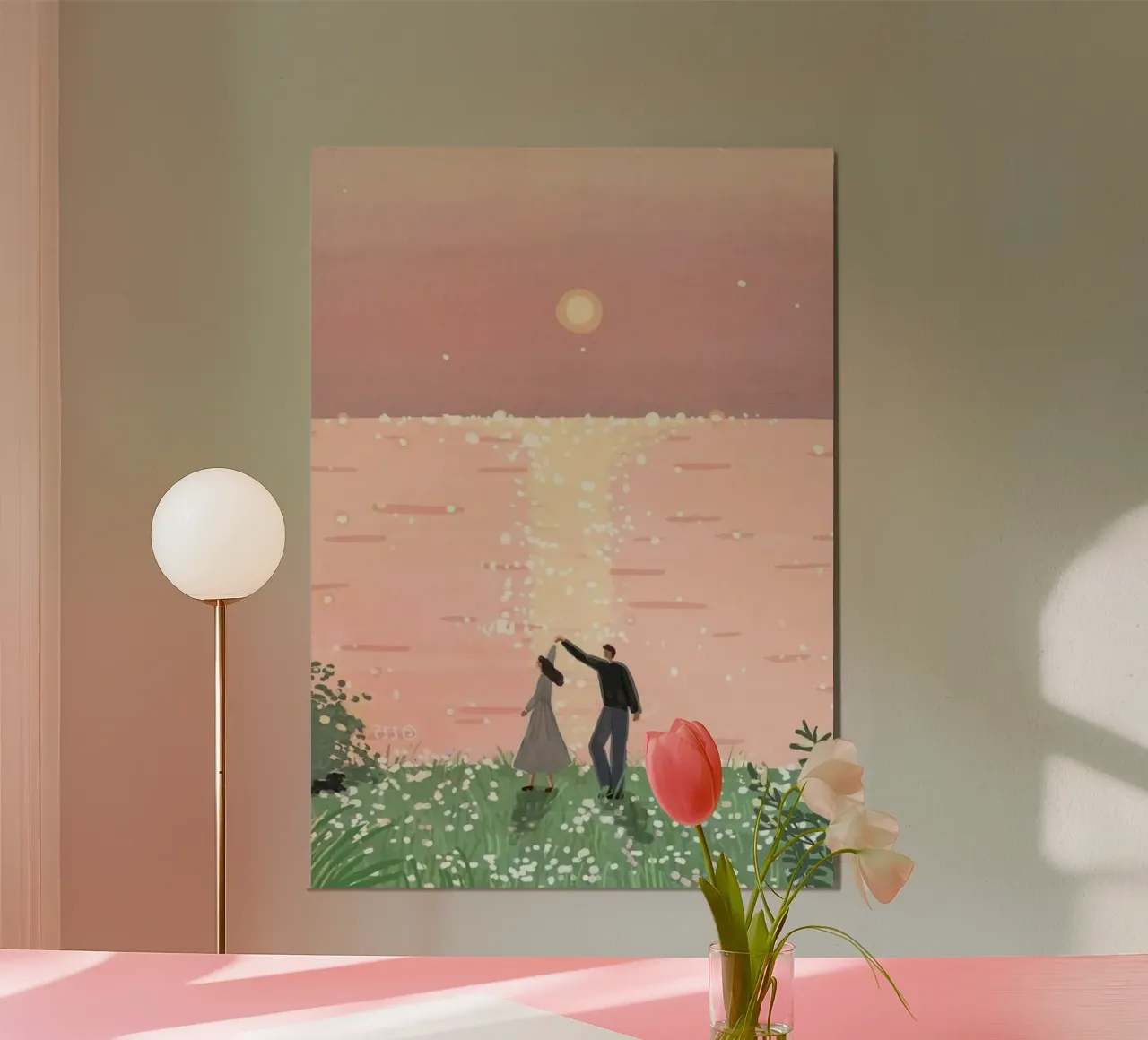 dancing in the sunset poster da firmana