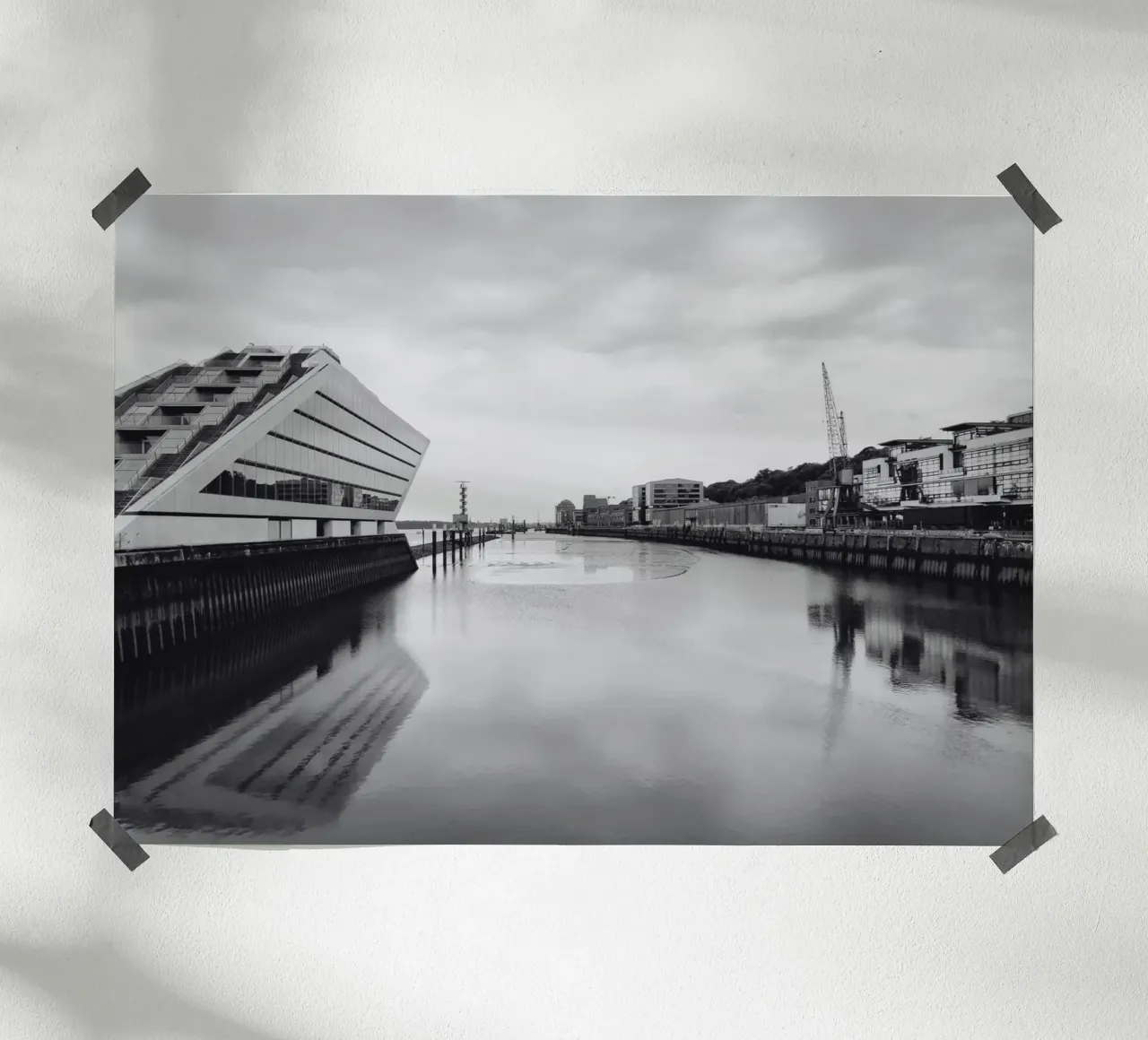 Dockland Reflections poster da DigiWunderwerk