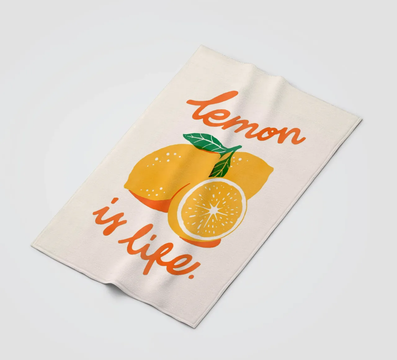 Lemon is Life coperta in pile da illusthera