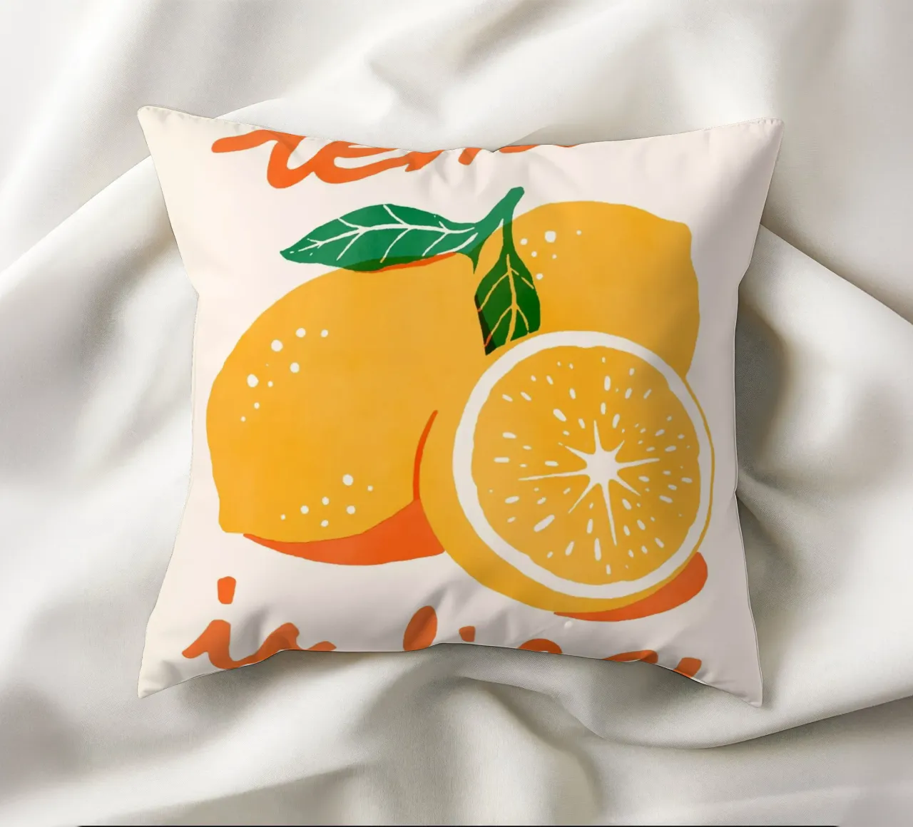Lemon is Life cuscino da illusthera