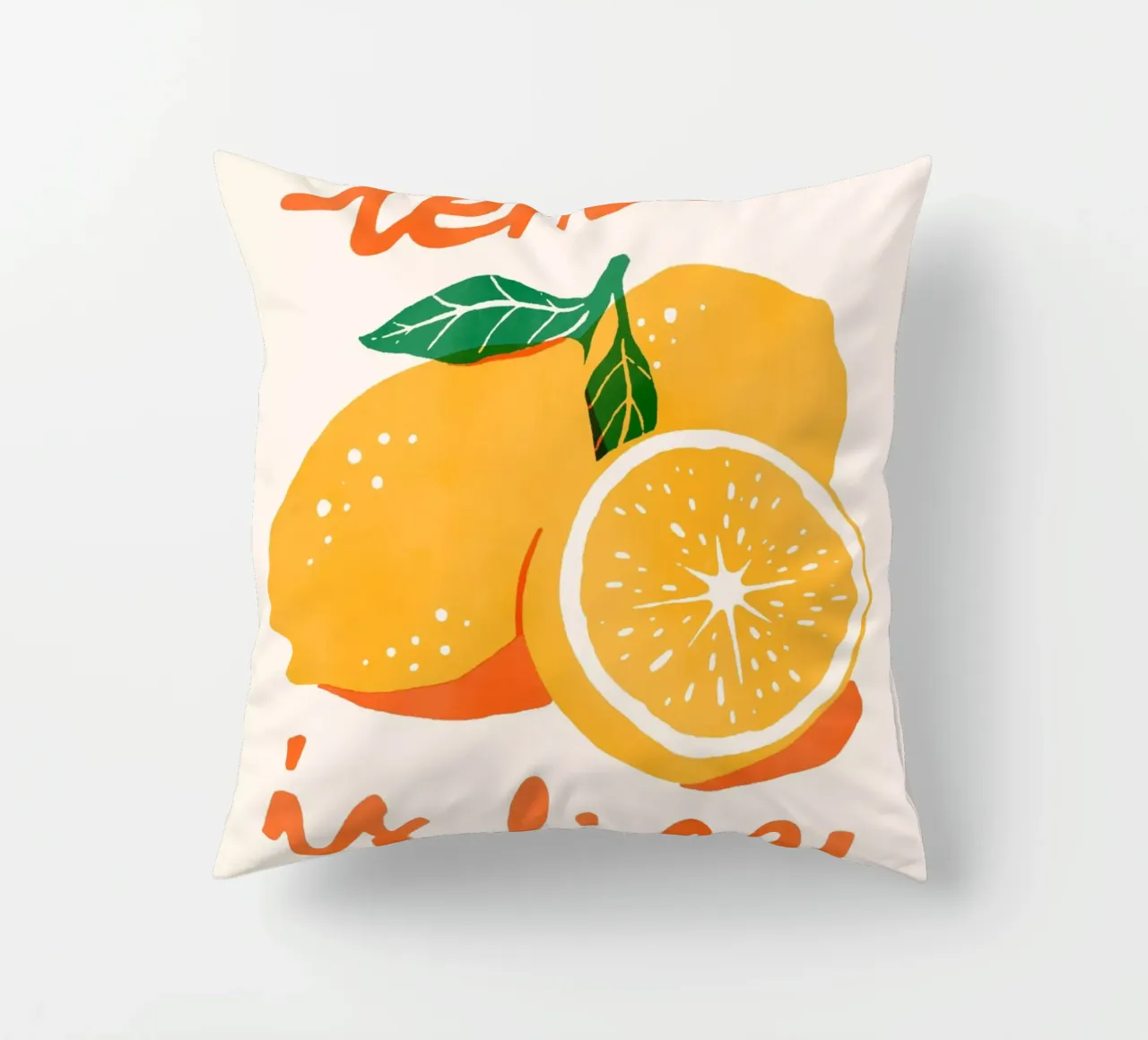 Lemon is Life cuscino da illusthera