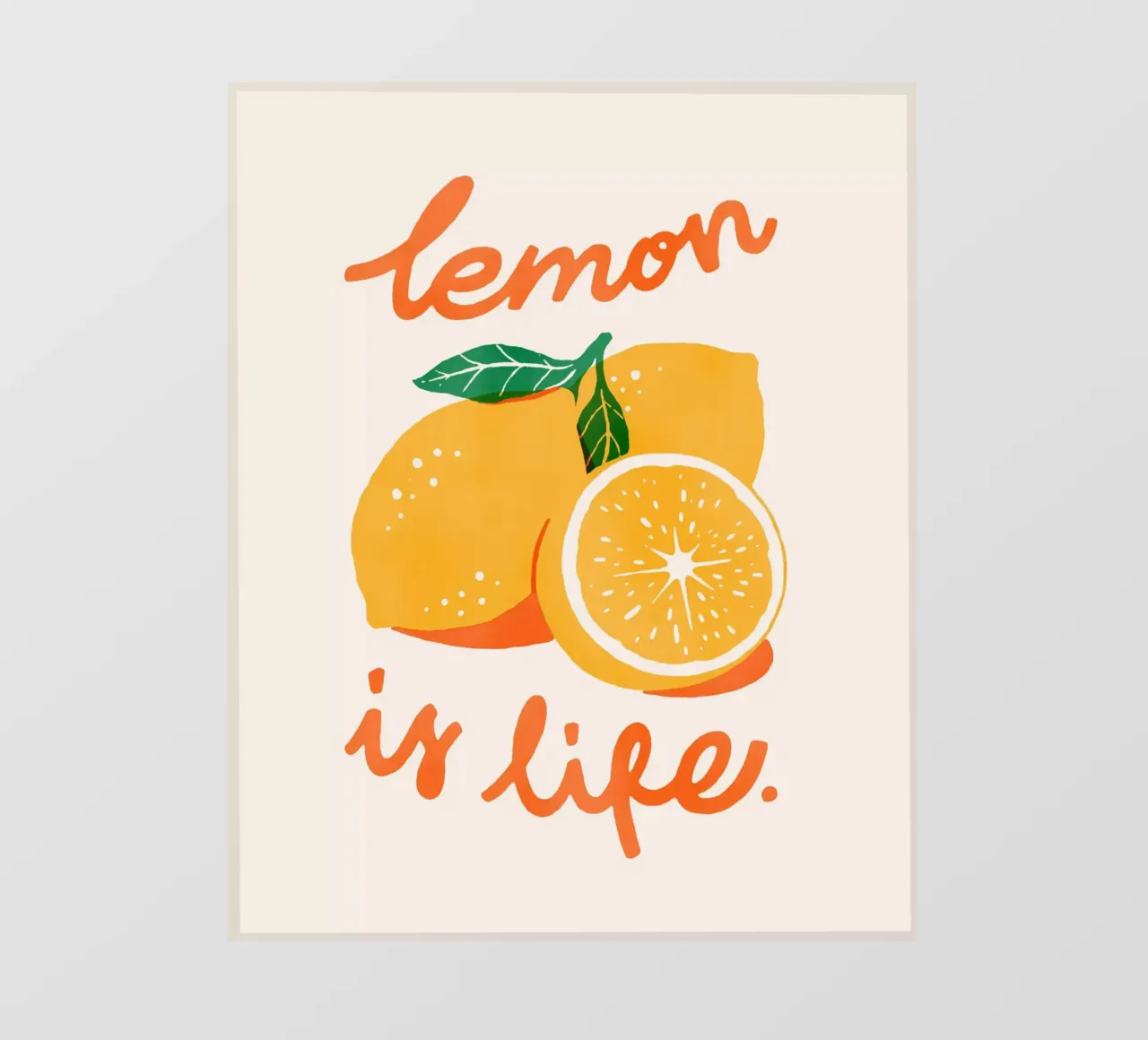 Lemon is Life telo in pvc da illusthera