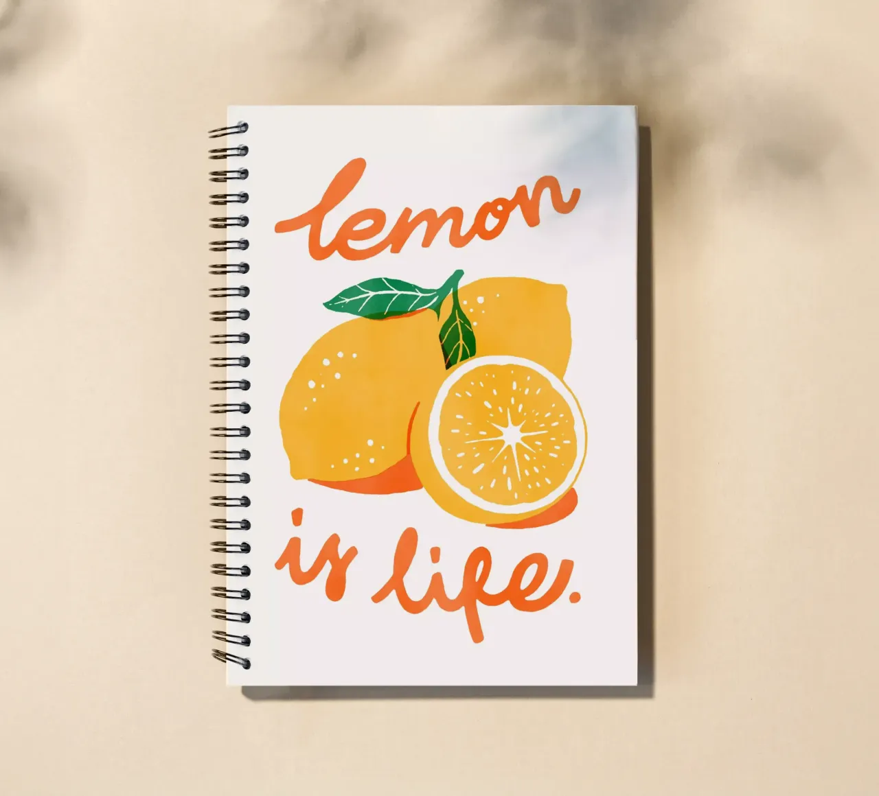 Lemon is Life carnet à spirale de illusthera