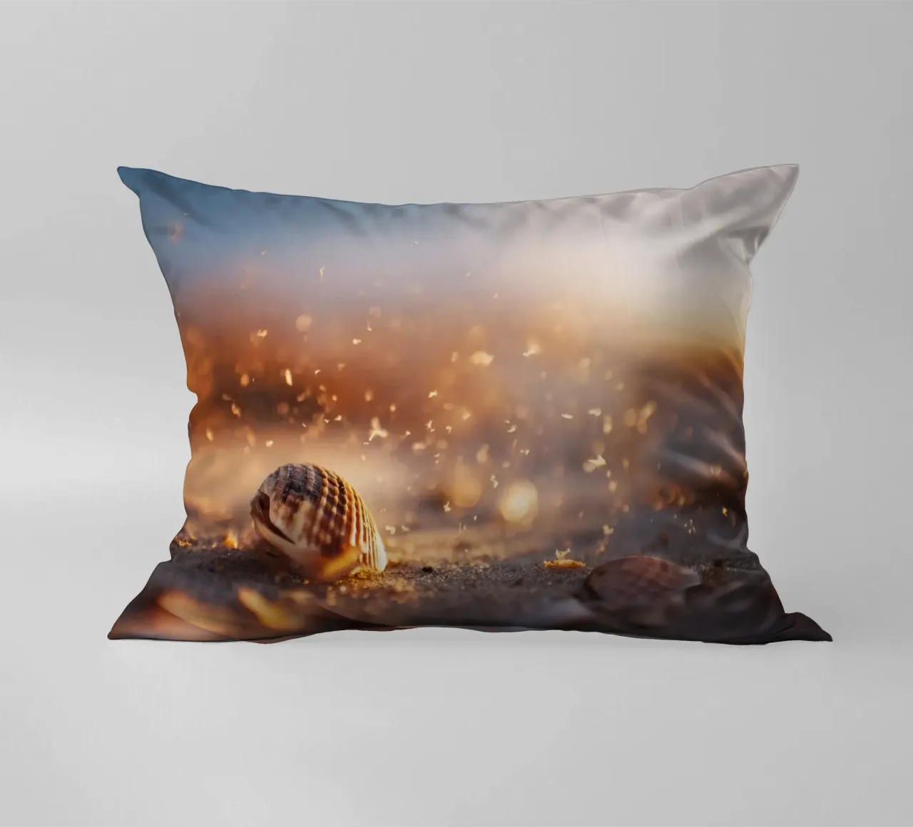 Bokeh Beach No 02 cuscino da treechild