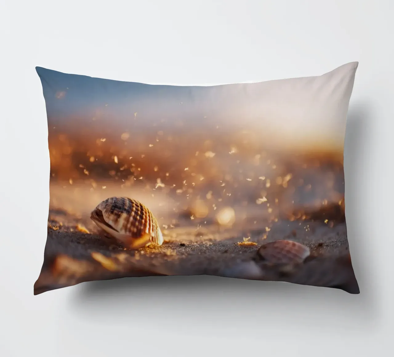 Bokeh Beach No 02 cuscino da treechild