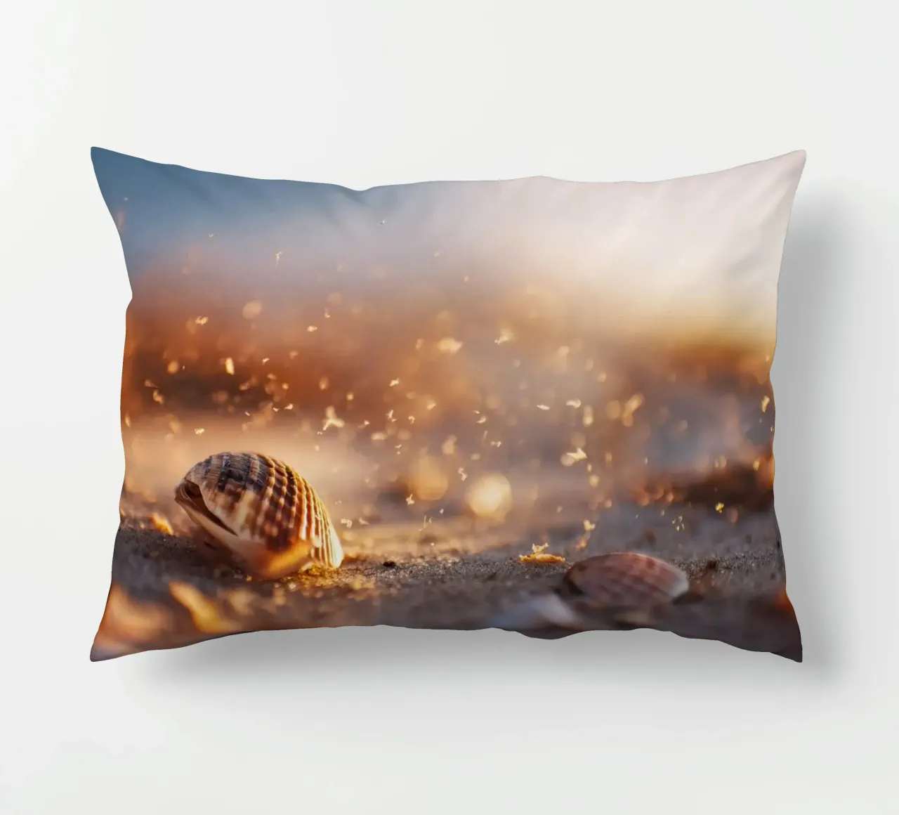 Bokeh Beach No 02 cuscino da treechild