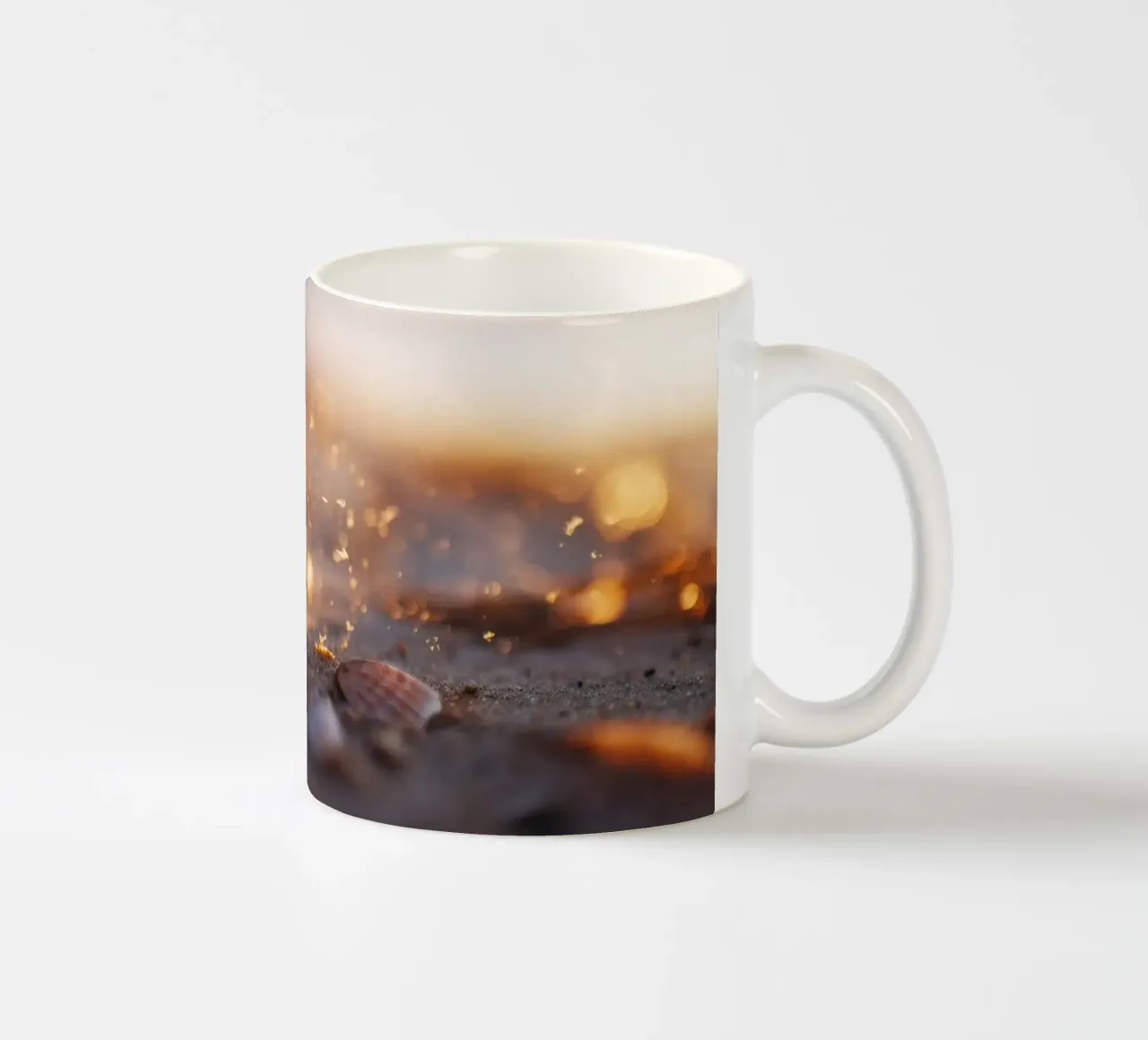 Bokeh Beach No 02 tazza in ceramica da treechild